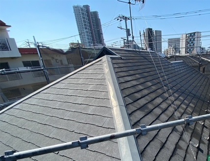 屋根のコケ落とし 屋根のコケ落とし