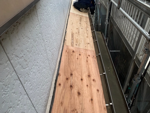 野地板張り