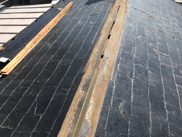 屋根材の撤去